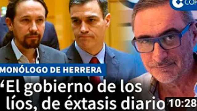 Herrera, y el tetris de Sánchez para neutralizar a Iglesias. (Imagen: cadena COPE)