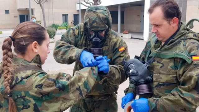 2914 sanitarios militares luchan contra el coronavirus. (Foto: @Defensagob)
