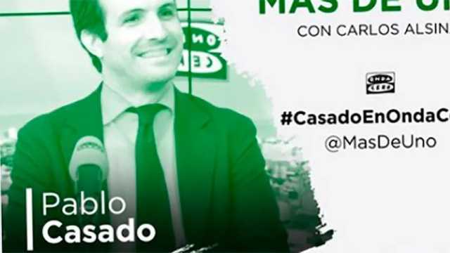 Importante anuncio político de Pablo Casado: (Imagen: Onda Cero)