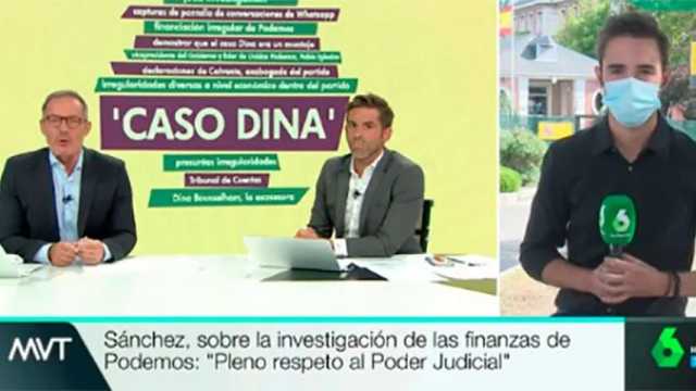 TIC TAC, la presión que amenaza a Iglesias y daña a Sánchez. (Foto: @MVTARDE/La Sexta)