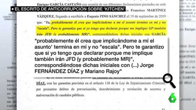 Operación Kitchen investiga el presunto espionaje de Bárcenas y altos cargos del PP. (Foto: La Sexta)