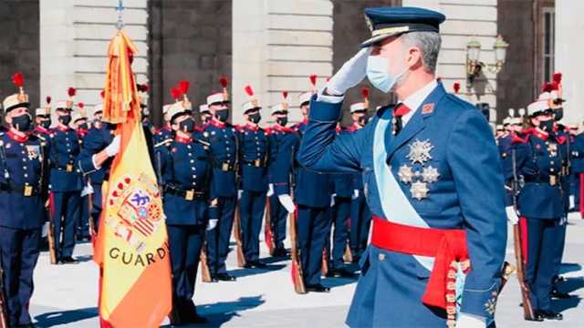 Solemne acto en el Día de la Fiesta Nacional en el Palacio Real. (Foto: @CasaReal)
