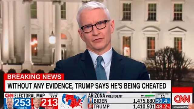 Anderson Cooper, implacable contra Donald Trump. (Foto: CNN)