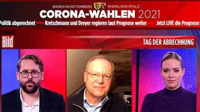 Corona-Wahlen 2021, el comienzo del año electoral en Alemania. (Captura: UN/Bild)