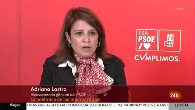 Adriana Lastra dimite como vicesecretaria general del PSOE. (Foto: RTVE)
